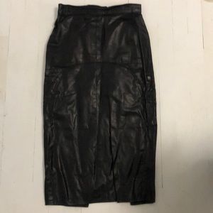 Beautiful Real Leather Skirt